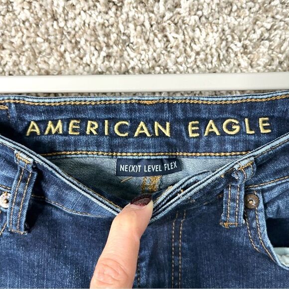 American Eagle Jeans Men’s 30x32 Next Level Flex Distressed Skinny - Picture 4 of 8